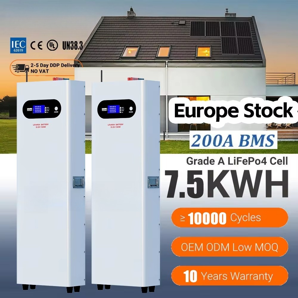 Lithium Battery 100Ah - แบตเตอรี่ลิเธียมไอออน 48V 100Ah 5KWH 10KWH 15KWH