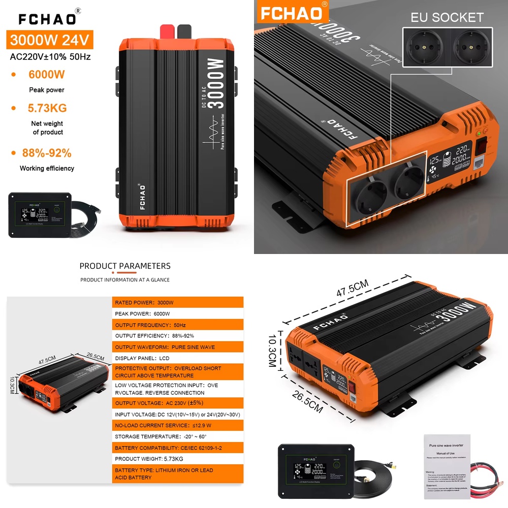Pure Sine Wave Inverter - อินเวอร์เตอร์ Pure Sine Wave แบบออฟกริด สำหรับ