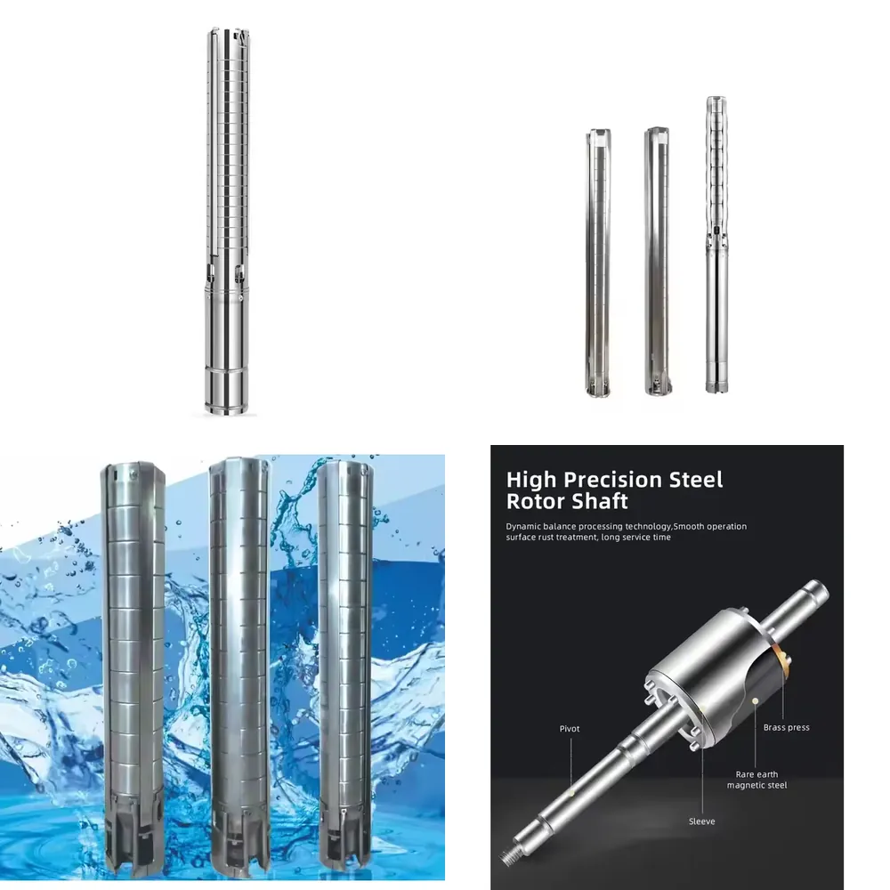 Solar Water Pump - ปั๊มน้ำแบบจุ่มใต้น้ำสแตนเลสสำหรับบ่อน้ำลึก ใช้พลังงานแสงอาทิตย์ ยี่ห้อ Intelligent Core Industries