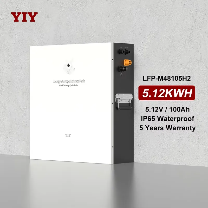Lithium Battery 100Ah - แบตเตอรี่โซลาร์ 51.2V 100Ah 5.12Kwh สำหรับระบบกักเก็บพลังงานภายในบ้าน 5Kwh