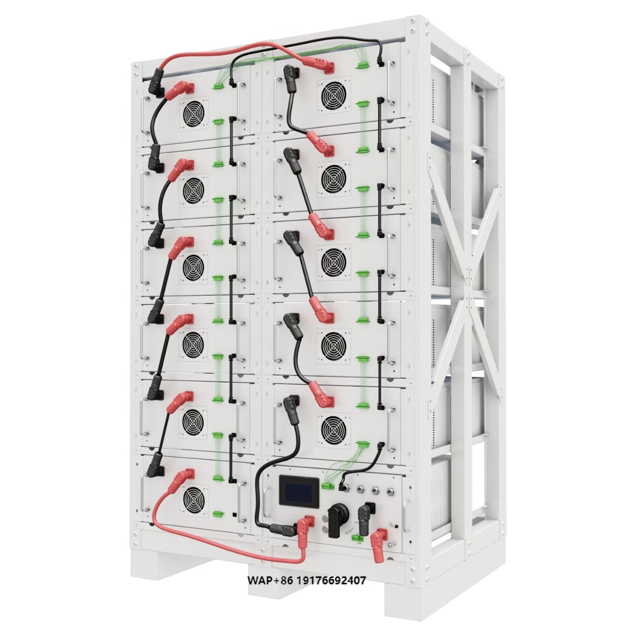 Lithium Battery 100Ah - แบตเตอรี่ลิเธียมแรงดันสูง Deye BOS-GM5.1 51.2V 100AH 5