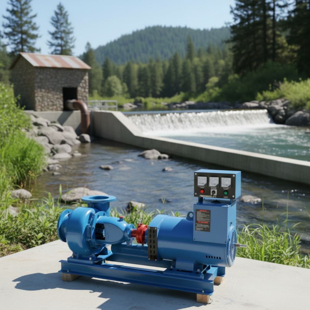 Renewable Energy Hydro - เครื่องกำเนิดไฟฟ้าพลังน้ำขนาดเล็ก 30-100 กิโลวัตต์ 380 โวลต์ กังหันน้ำสำหรับโครงการพลังงานทดแทน