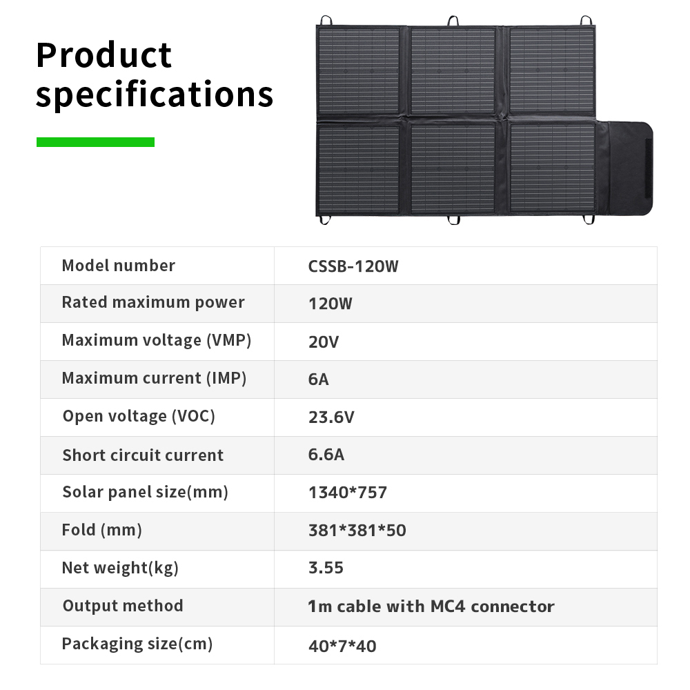 แผงโซลาร์เซลล์แบบพกพา 400W 300 - Flexible Solar Panel บทวิจารณ์และราคา