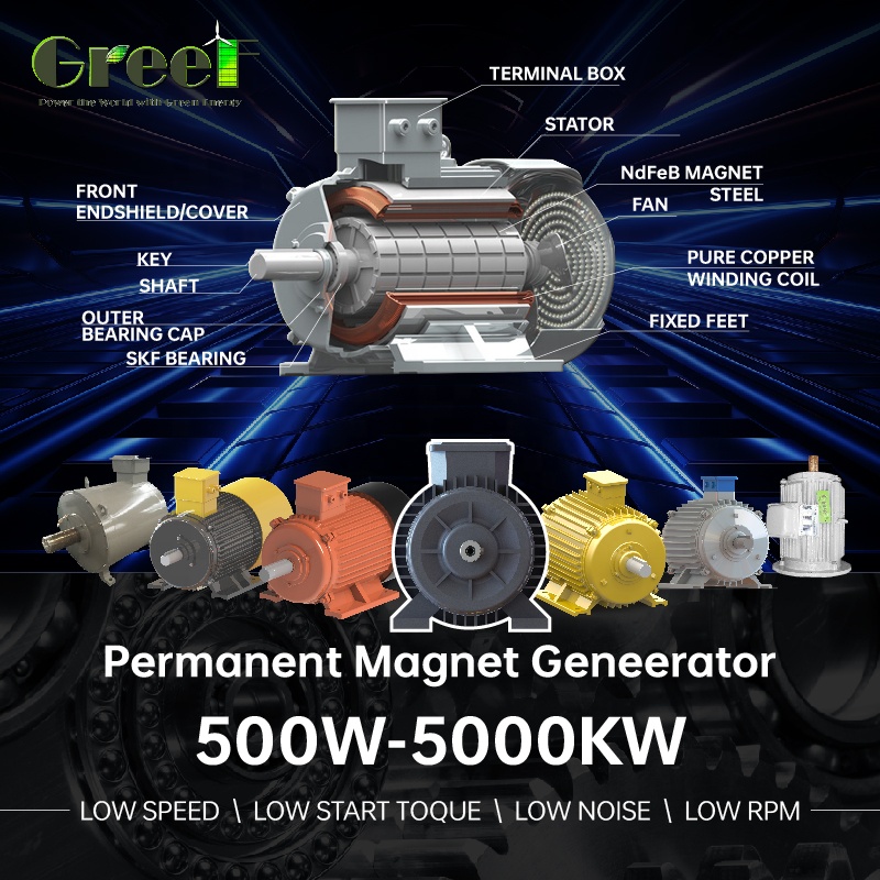 เครื่องกำเนิดไฟฟ้าแม่เหล็กถาวร - Renewable Energy Hydro บทวิจารณ์และราคา
