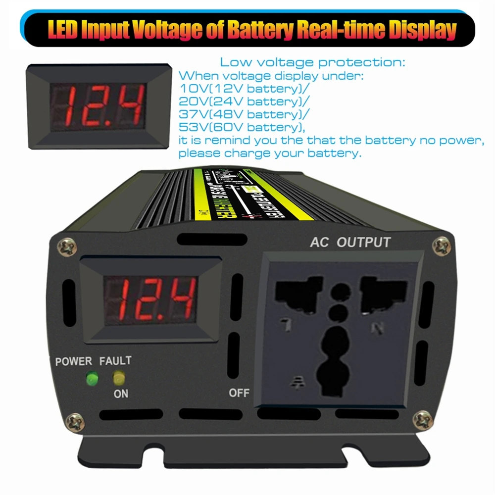 Pure Sine Waveอินเวอร์เตอร์12V - Pure Sine Wave Inverter บทวิจารณ์และราคา