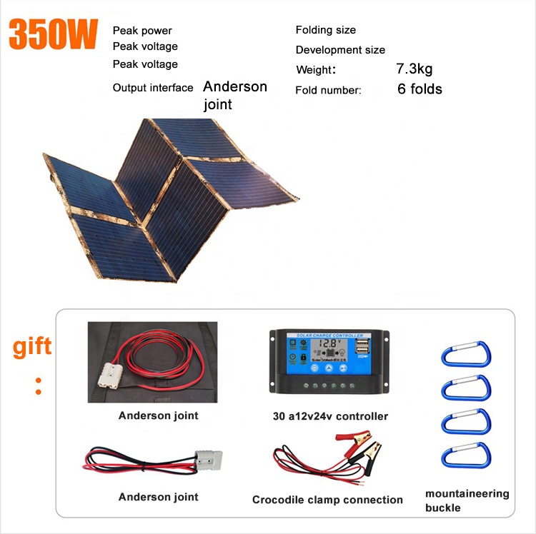 แผงโซลาร์เซลล์แบบยืดหยุ่น 350W - Flexible Solar Panel บทวิจารณ์และราคา