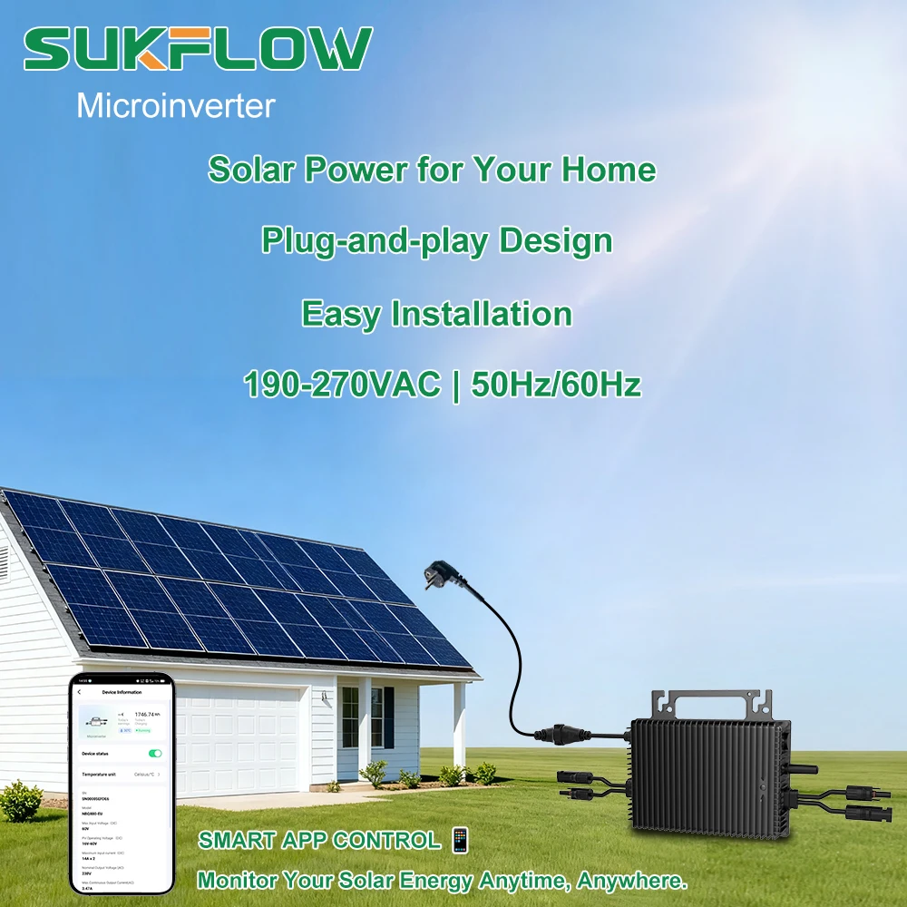 ไมโครอินเวอร์เตอร์ SUKFLOW Zer - Flexible Solar Panel บทวิจารณ์และราคา